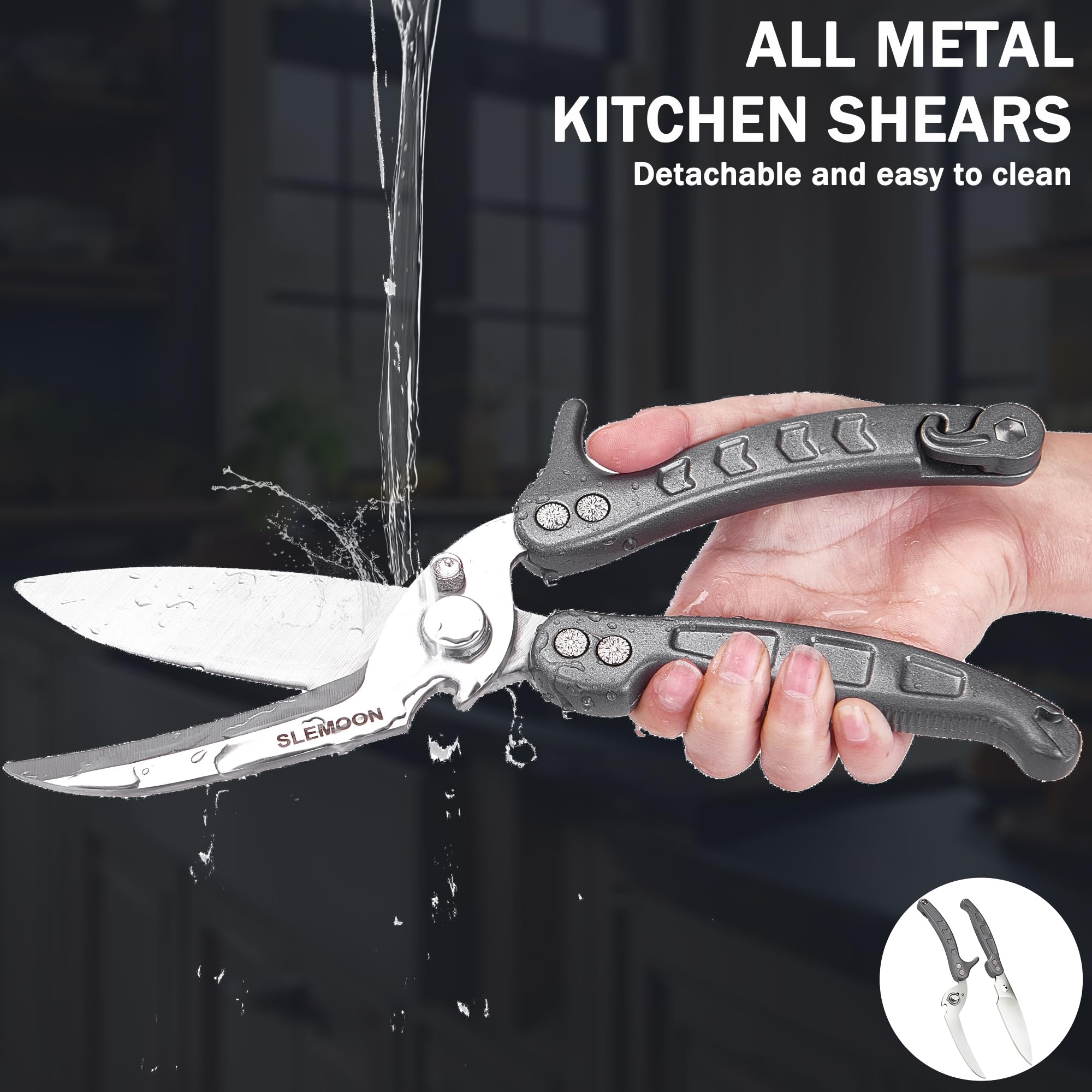 SLEMOON safety lock mechanism closed for secure storage and safe handling