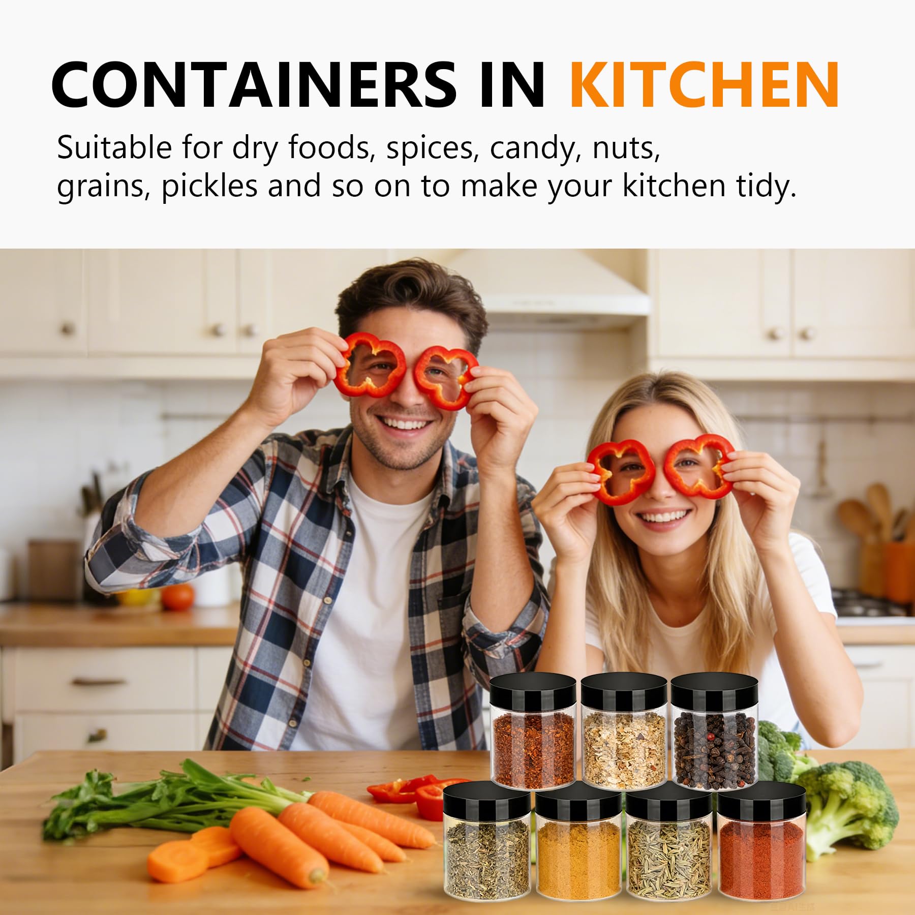 SLifeJars included labels and marker enabling quick identification