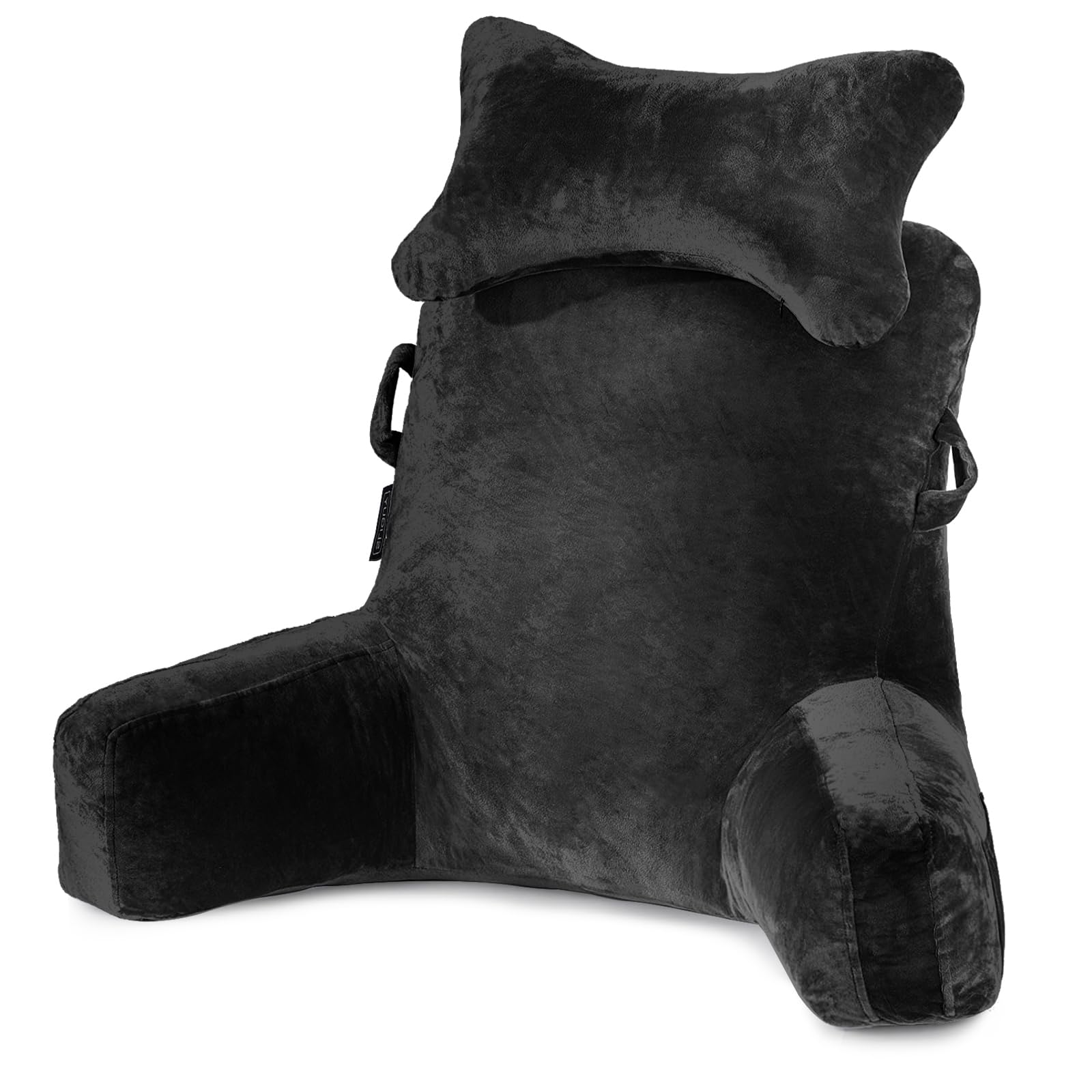SLIGUY front view of reading pillow showing tall backrest for improved posture
