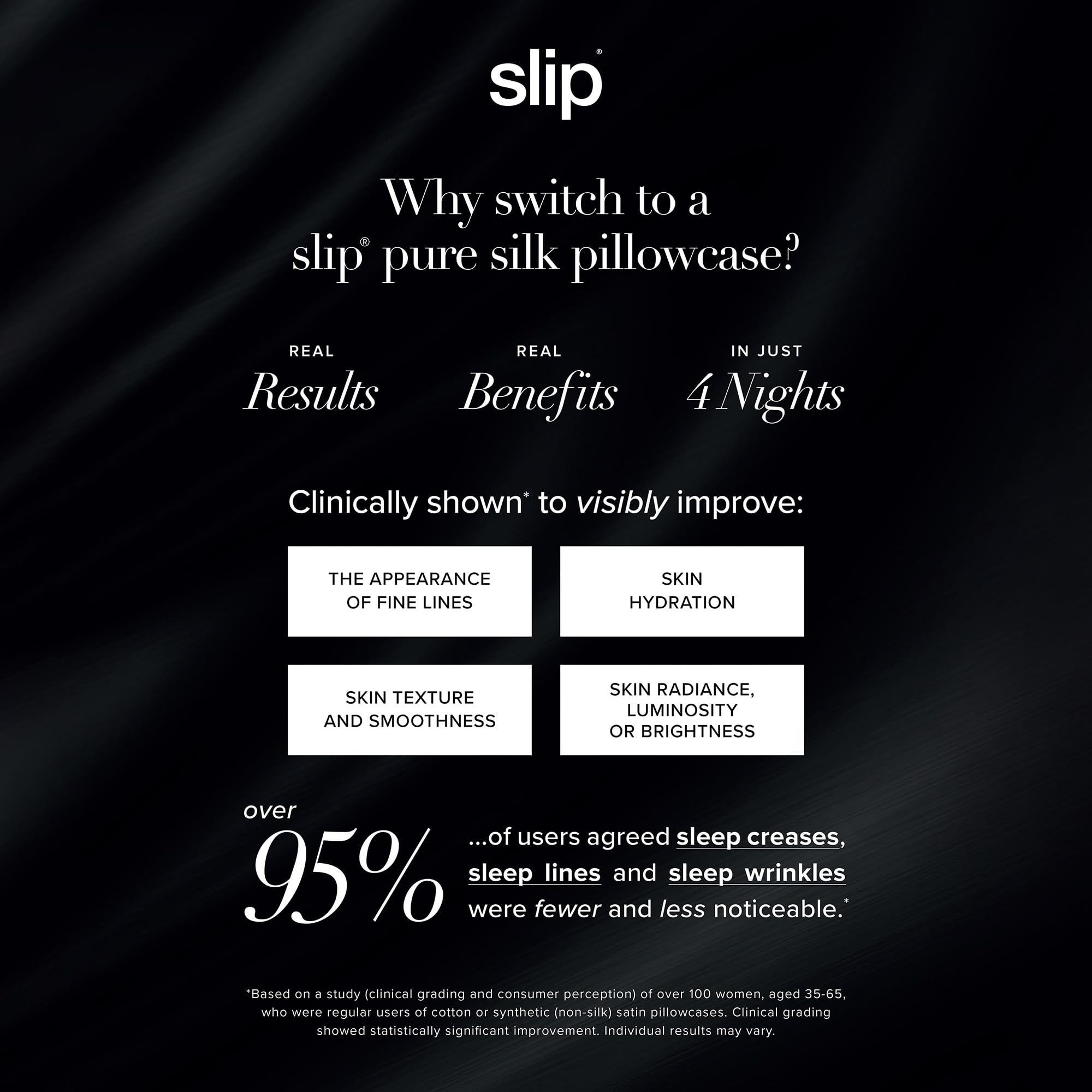 Slip invisible zipper detail demonstrating secure closure and no hair catching benefit