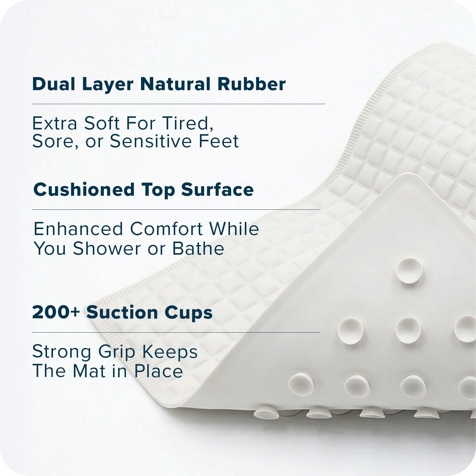 SlipX Solutions care label indicating machine-washable convenience and hygiene