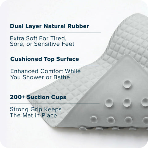 SlipX Solutions folded mat stored compactly saving space when not in use