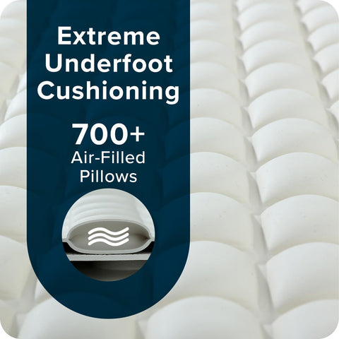 SlipX Solutions pillowtop surface detail highlighting cushioned air pockets comfort