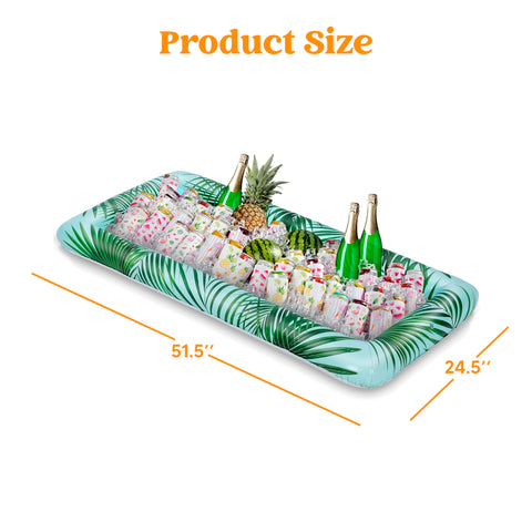 Sloosh tray beside a beach towel to show scale and portability for travel