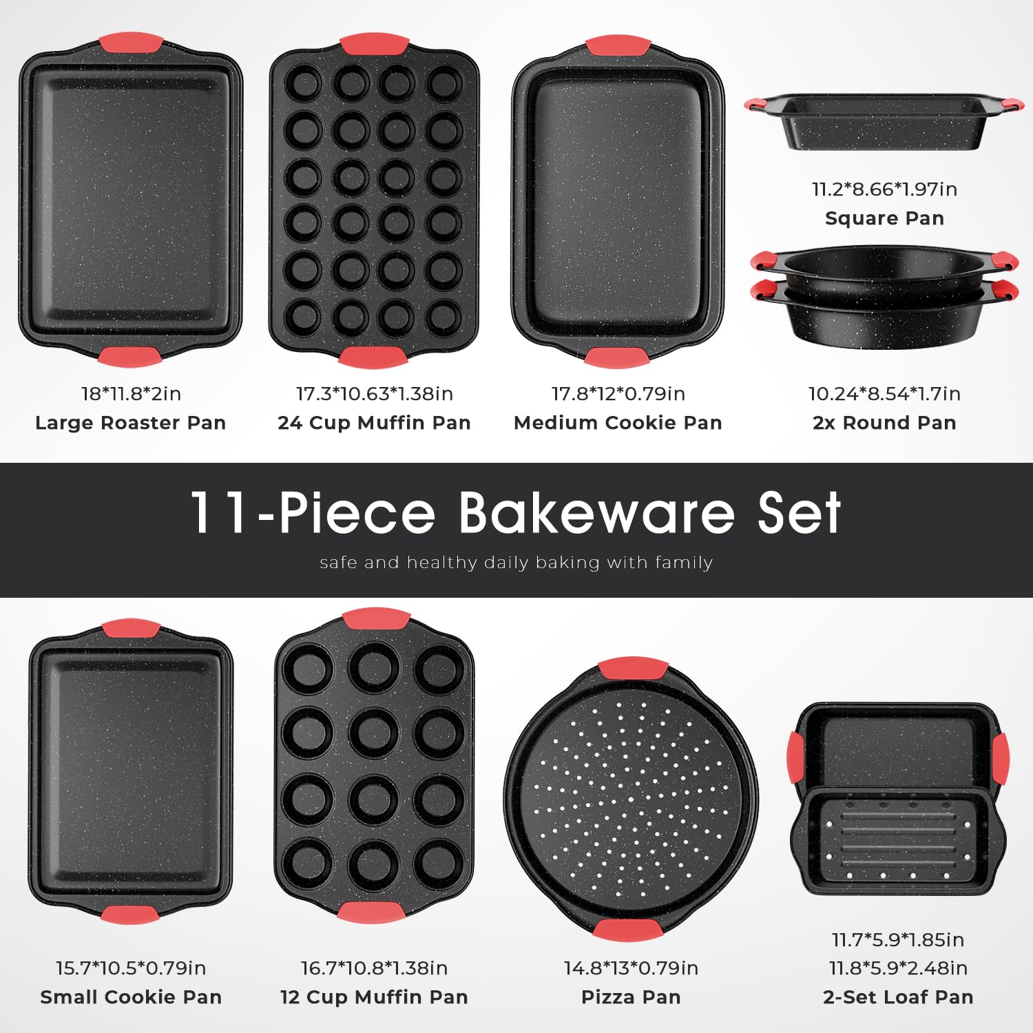 Slow Slog all pieces arranged overhead displaying variety for versatile baking