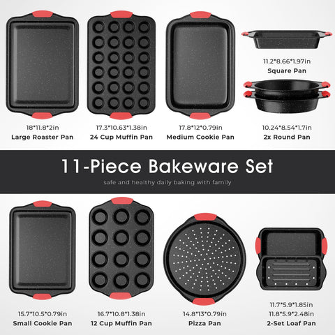Slow Slog all pieces arranged overhead displaying variety for versatile baking