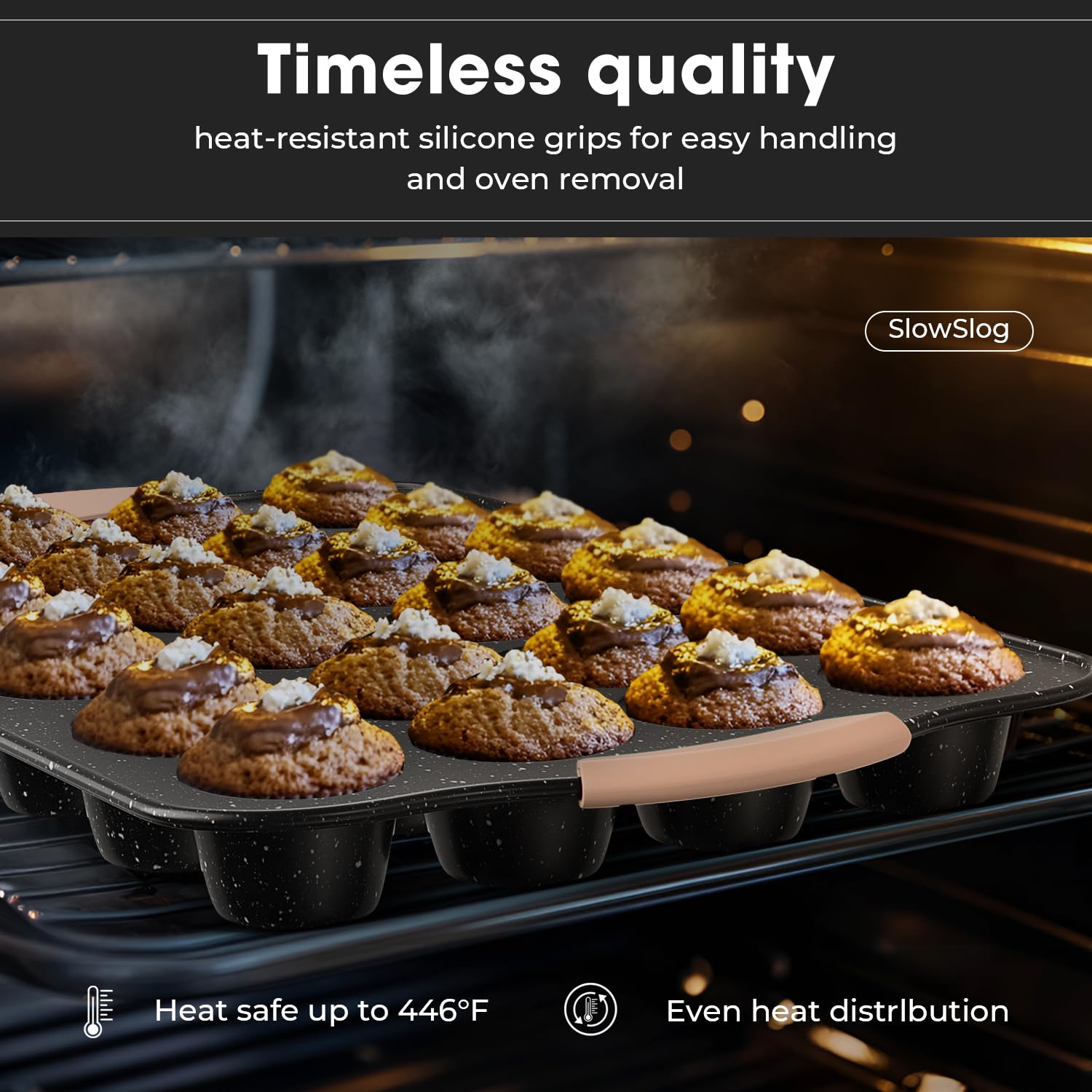 Slow Slog in kitchen lifestyle scene showing practical everyday baking use