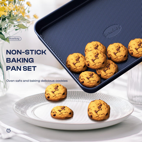 Slow Slog muffin pan closeup showing diamond texture for release