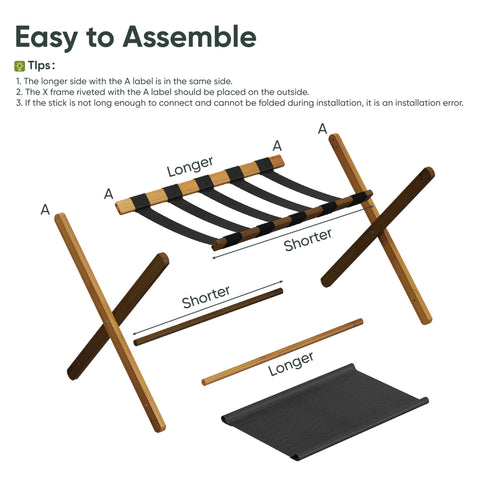 Smart FENDEE closeup of bamboo grain and nylon straps for durable support