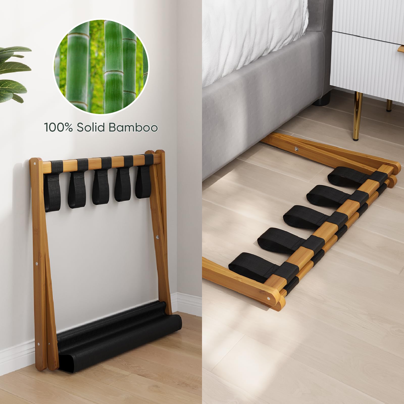 Smart FENDEE folded flat for compact storage to save closet space