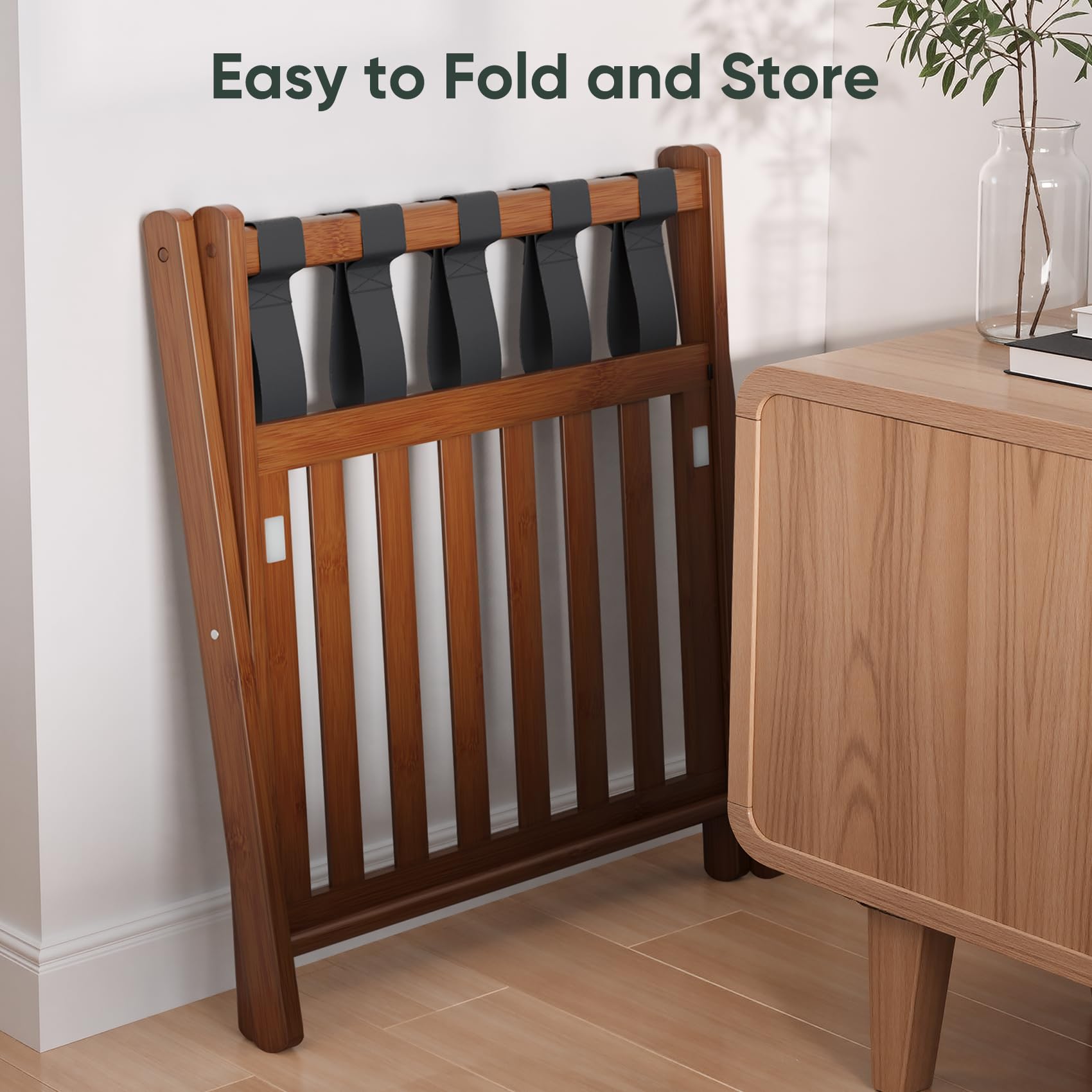 Smart FENDEE side profile showing hinge mechanism and stable bamboo frame