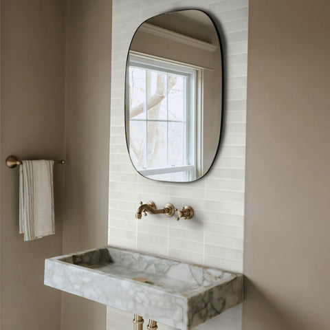 Smart Tiles edge cut and fitted to outlet showing precise trimming benefit