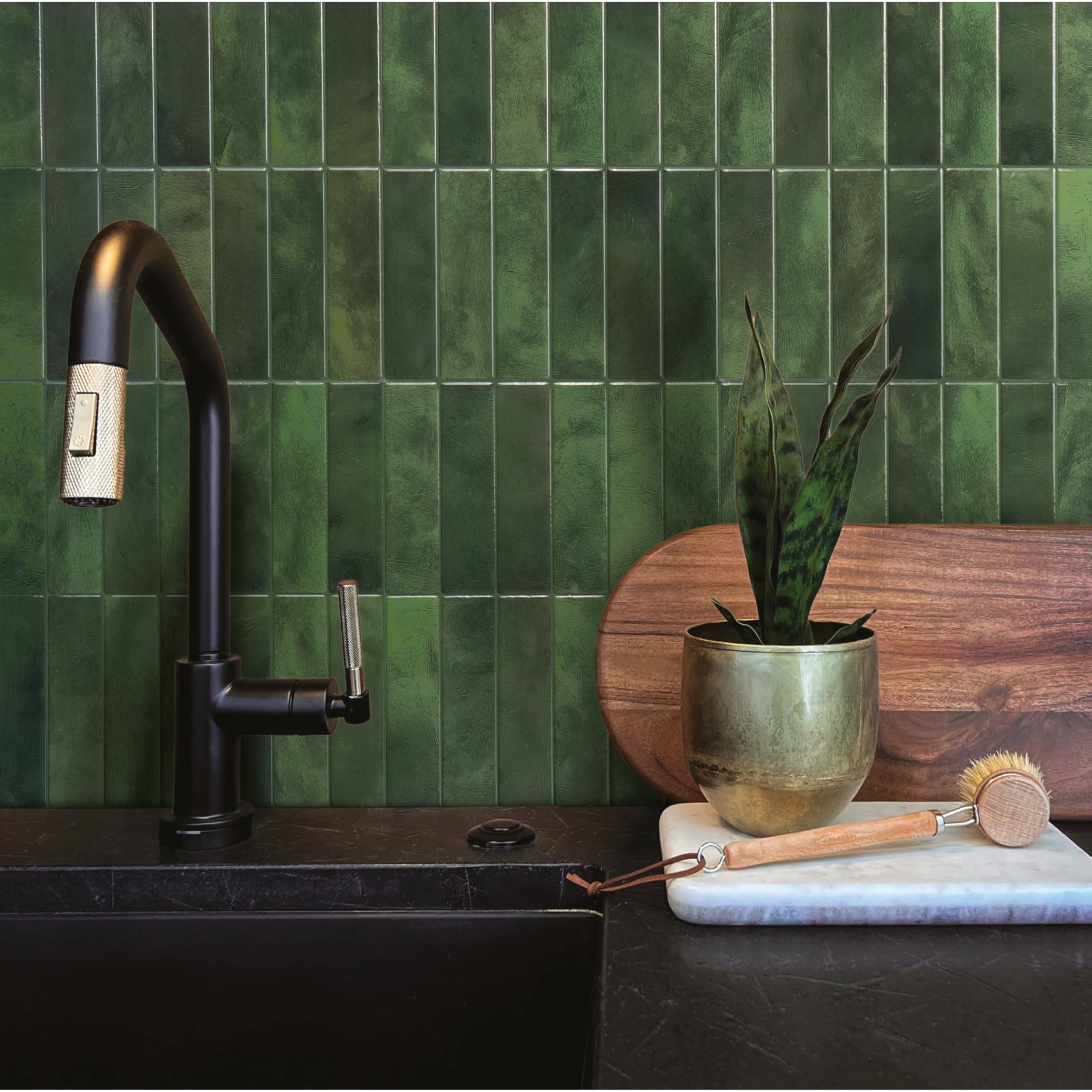 Smart Tiles close texture view highlighting Gel-O finish for durable, authentic look