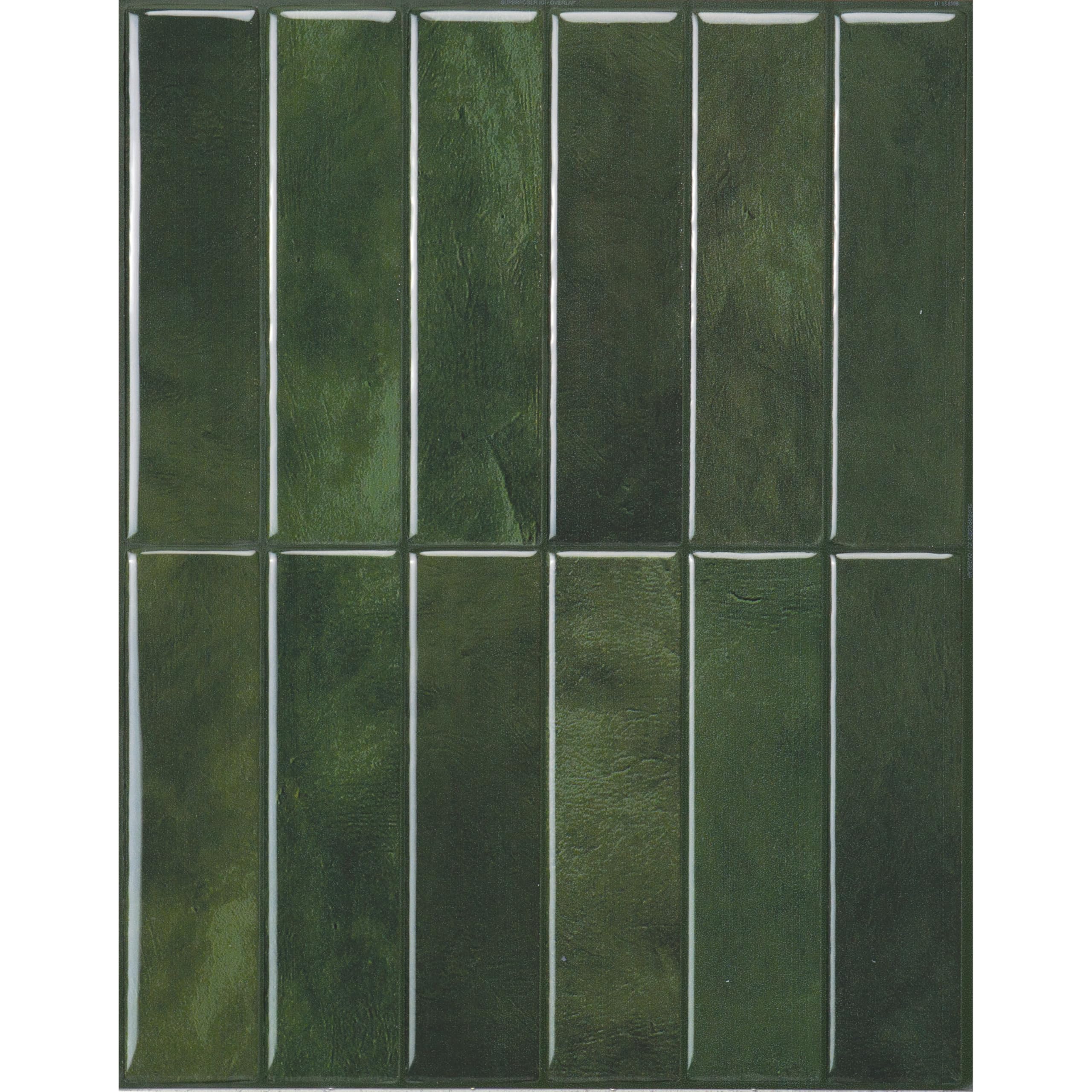 Smart Tiles front panel showing Stacked Forest Green elegance and easy upgrade benefit