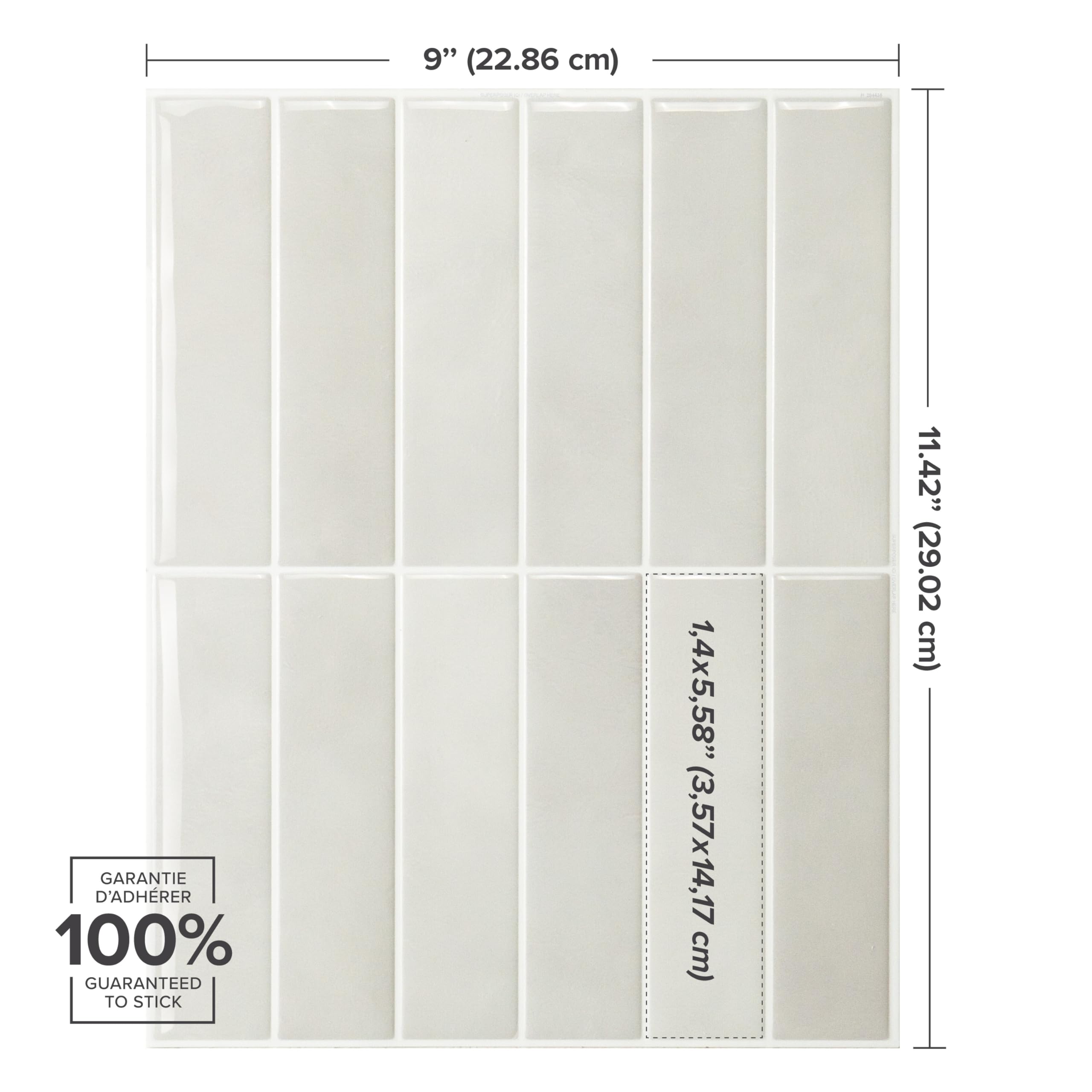 Smart Tiles close-up of Gel-O texture highlighting 3D effect and cleanability