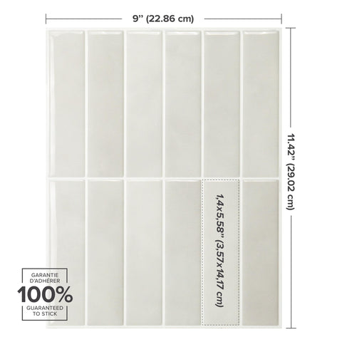 Smart Tiles close-up of Gel-O texture highlighting 3D effect and cleanability