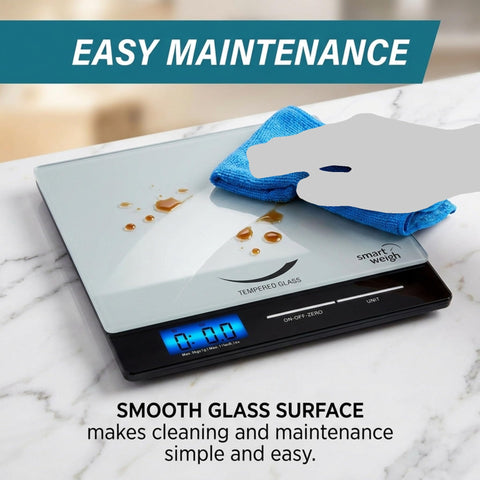 Smart Weigh weighing a mailed envelope to ensure correct postage before shipping