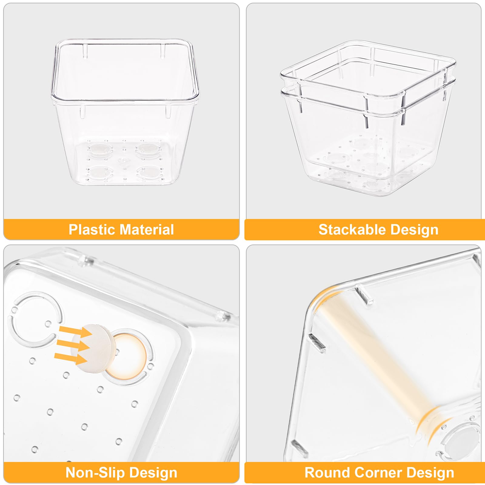 SMARTAKE used on a bathroom vanity organizing makeup tools for quick routines