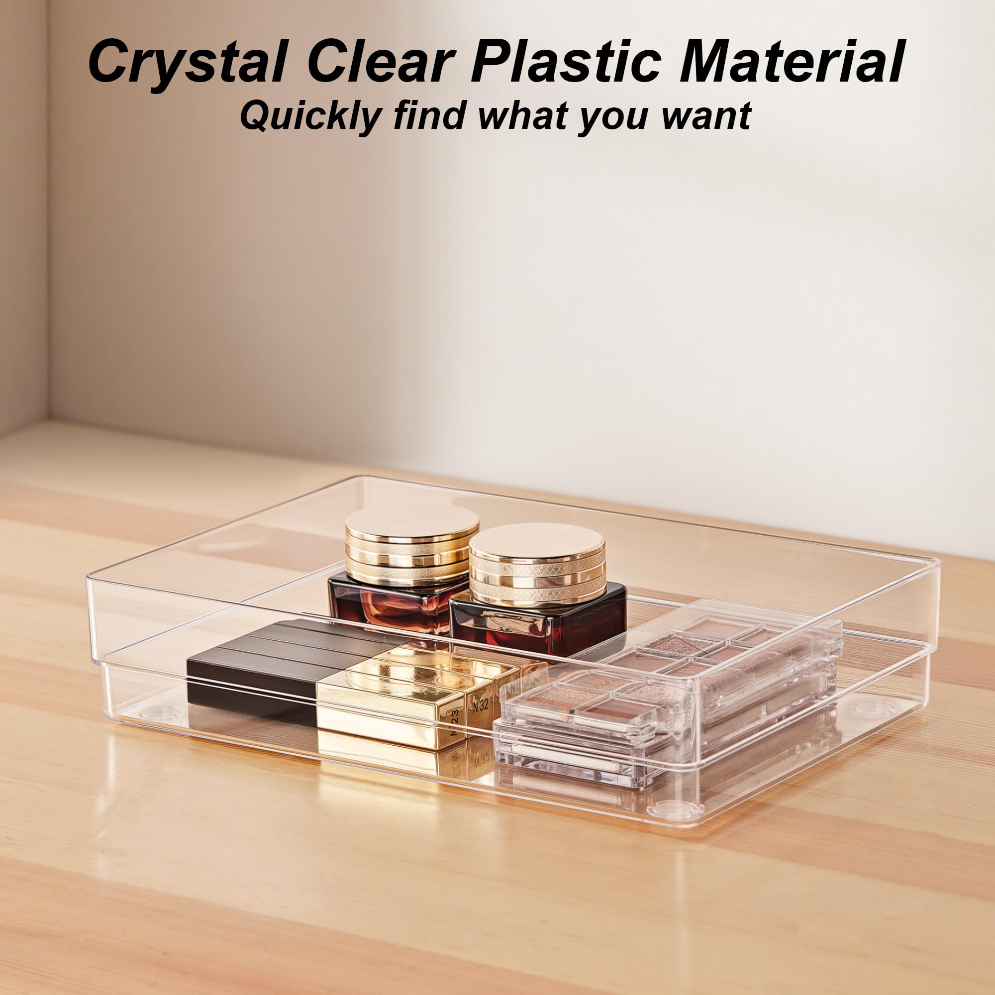 SMARTAKE close-up of silicone non-slip pads that keep trays stable