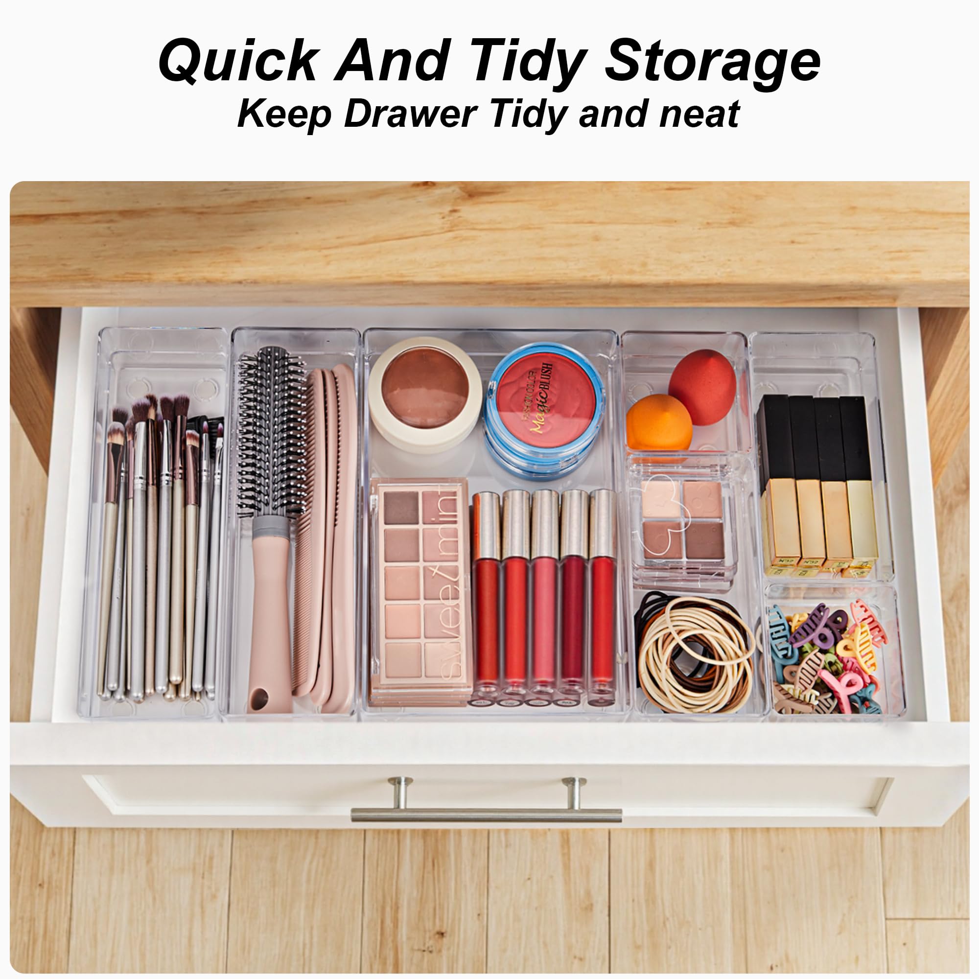 SMARTAKE installed in kitchen drawer organizing utensils for quick access