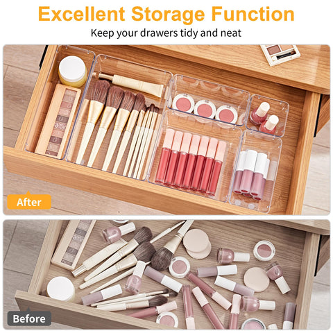SMARTAKE positioned inside a kitchen drawer keeping utensils sorted and easy to grab