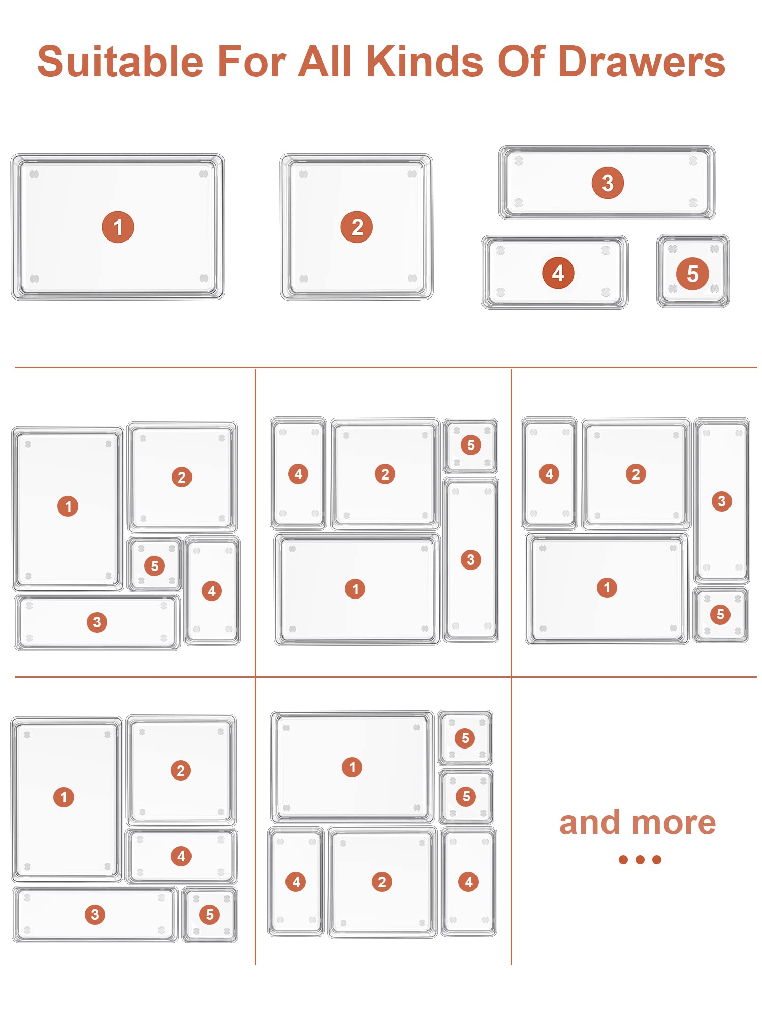 SMARTAKE trays next to ruler showing dimensions and helping choose correct fit