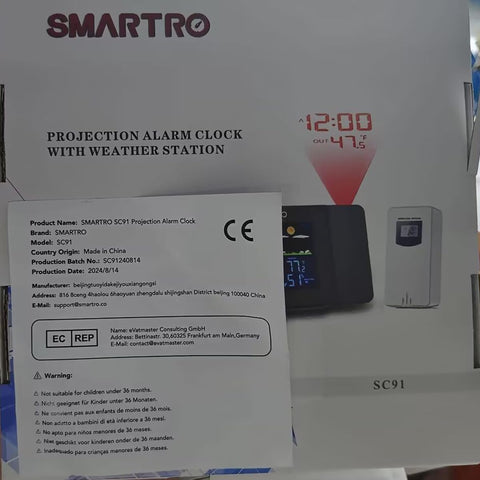 SMARTRO SC91 box with included sensor and adapter, ready to install