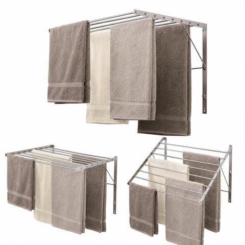 Smartsome front folded wall rack saving space against wall