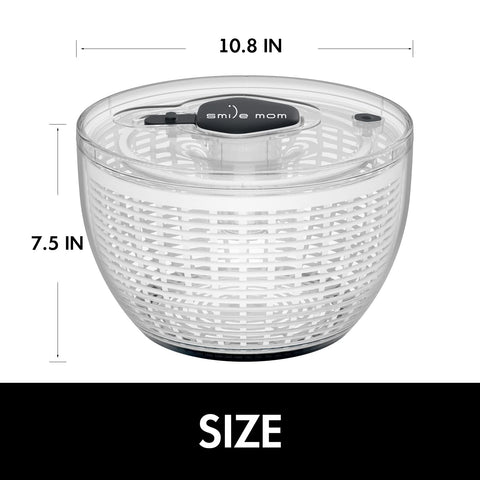 Smile mom inner colander detail displaying durable basket for efficient draining