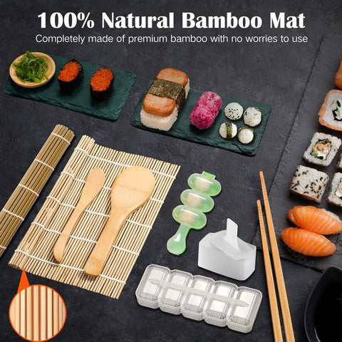 SmileTools musubi and onigiri molds shaping rice into neat triangular portions
