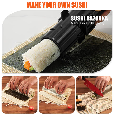 SmileTools nigiri and gunkan molds displayed to form perfect sushi toppings