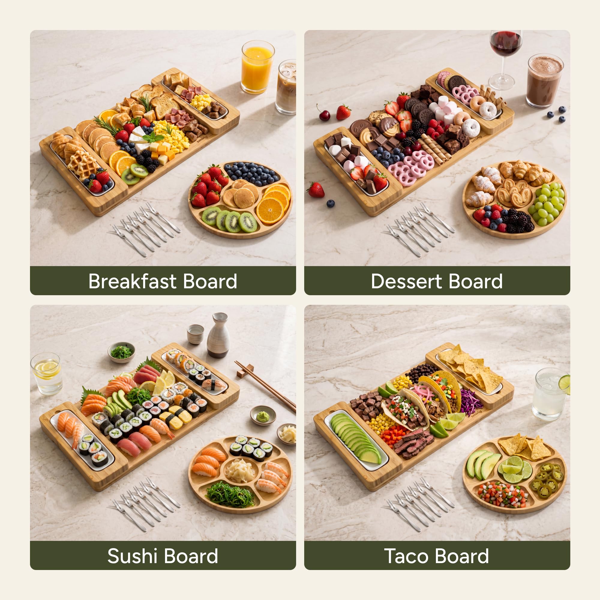 SMIRLY decorative gift box packaging ready to present to hosts