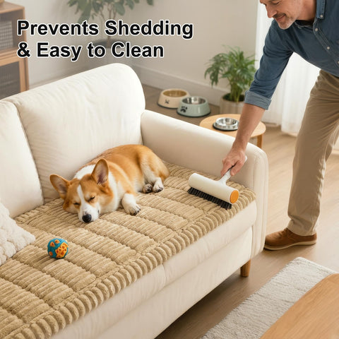 Smiry used on a bed to create a dedicated pet resting area