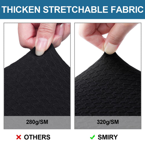 Smiry covers styled in a dining room, neat protective look for meals