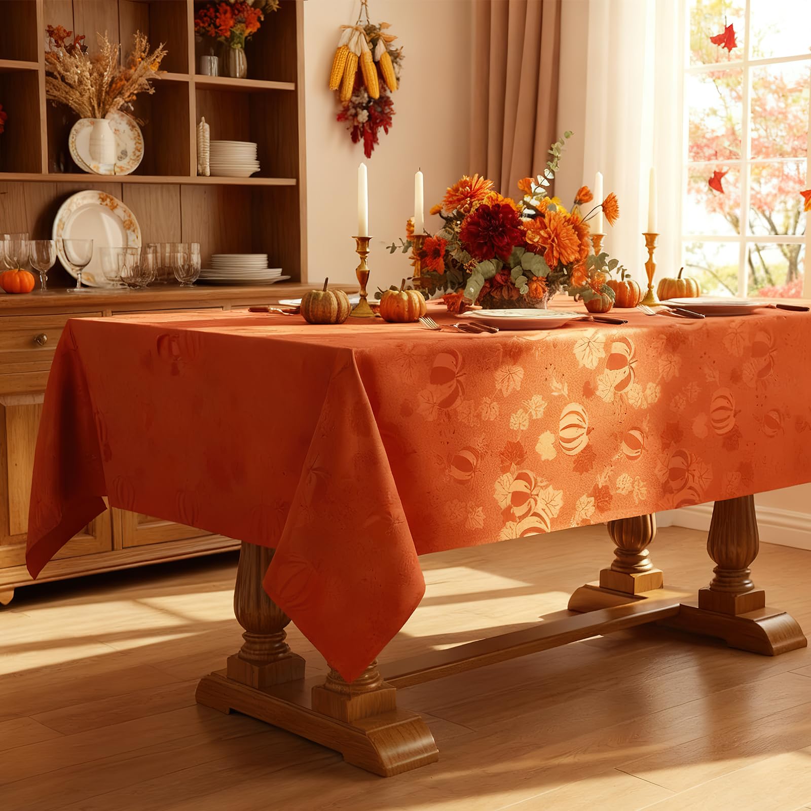 Smiry folded tablecloth in storage demonstrating compact reusable convenience