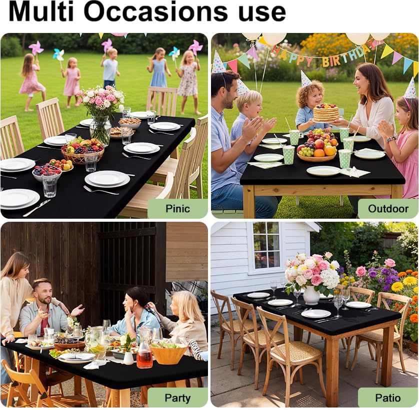 Smiry formal table setting demonstrating elegant black finish