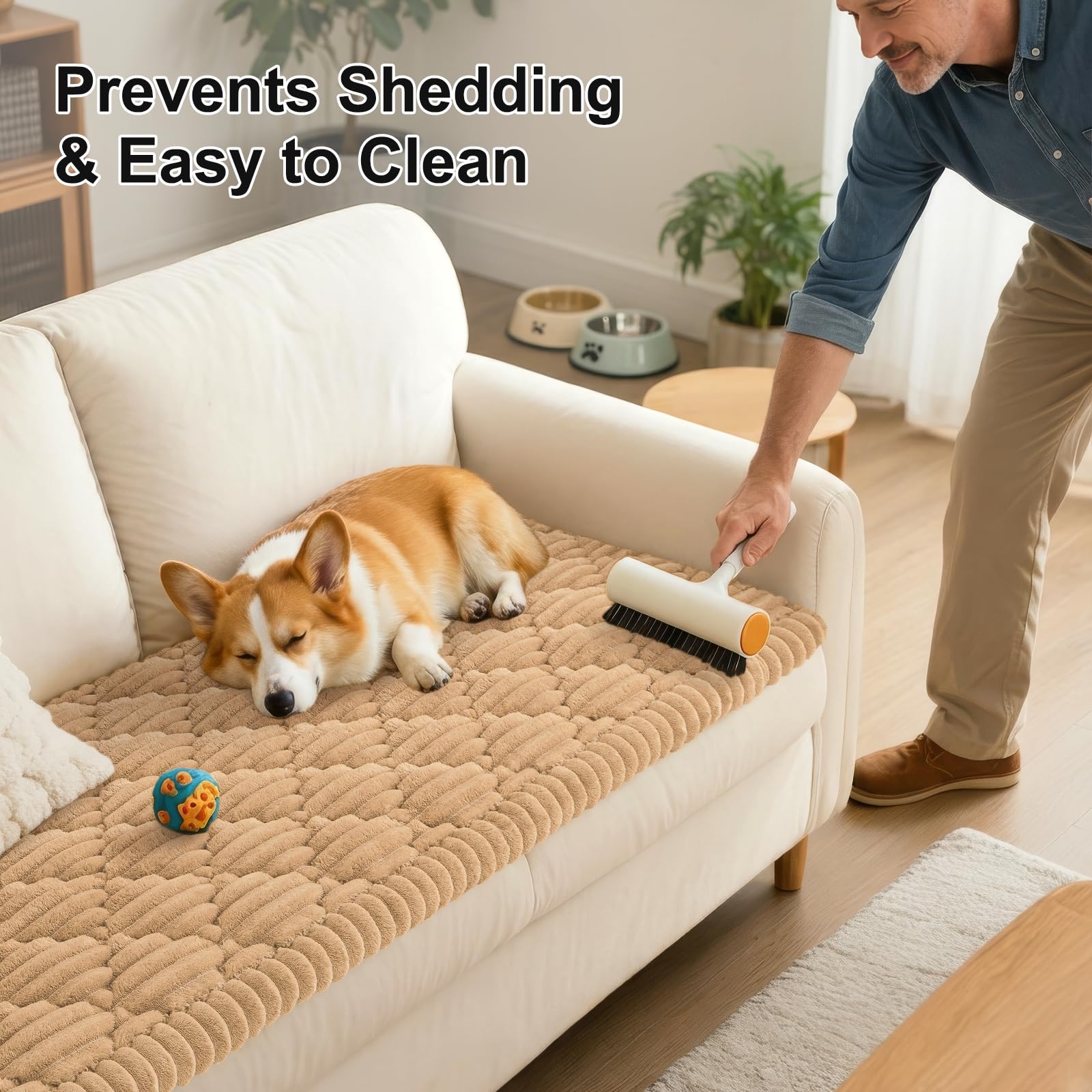 Smiry large dog landing action proving durability and movement resistance