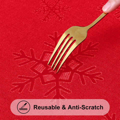 Smiry holiday table scene showing festive styling and practical protection