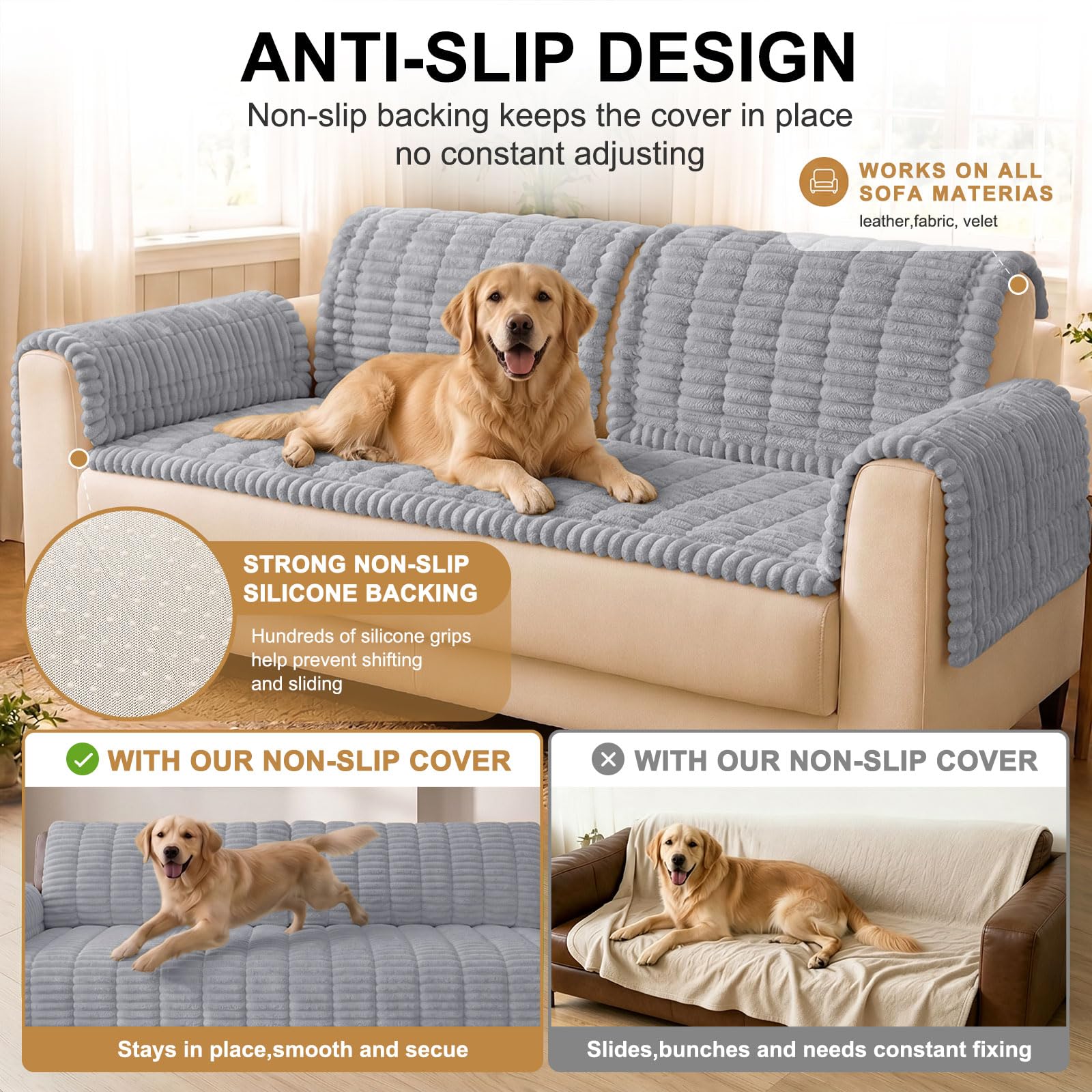 Smiry lifestyle living room scene blending protector with home decor