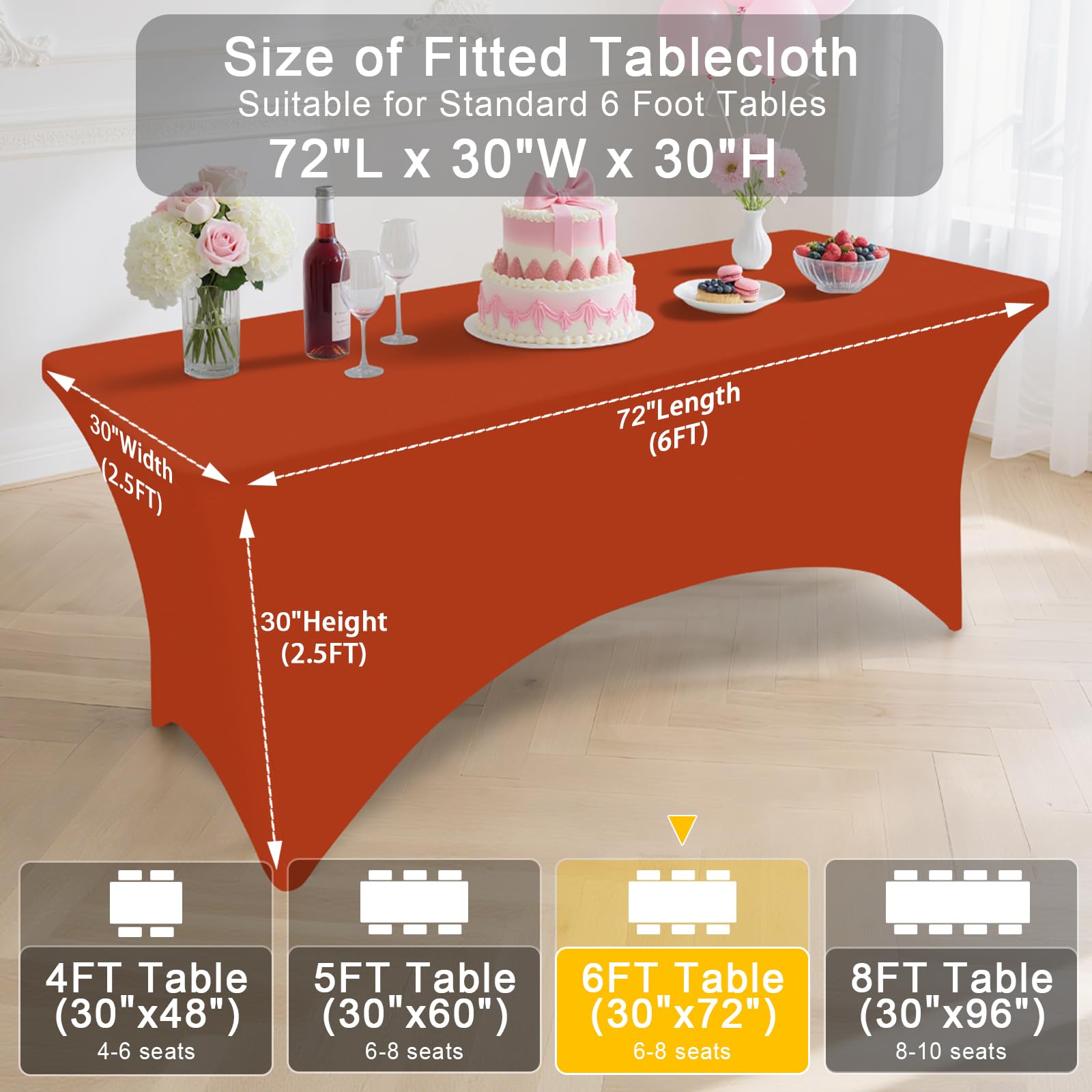 Smiry tablecloth used in vendor booth demonstrating professional presentation