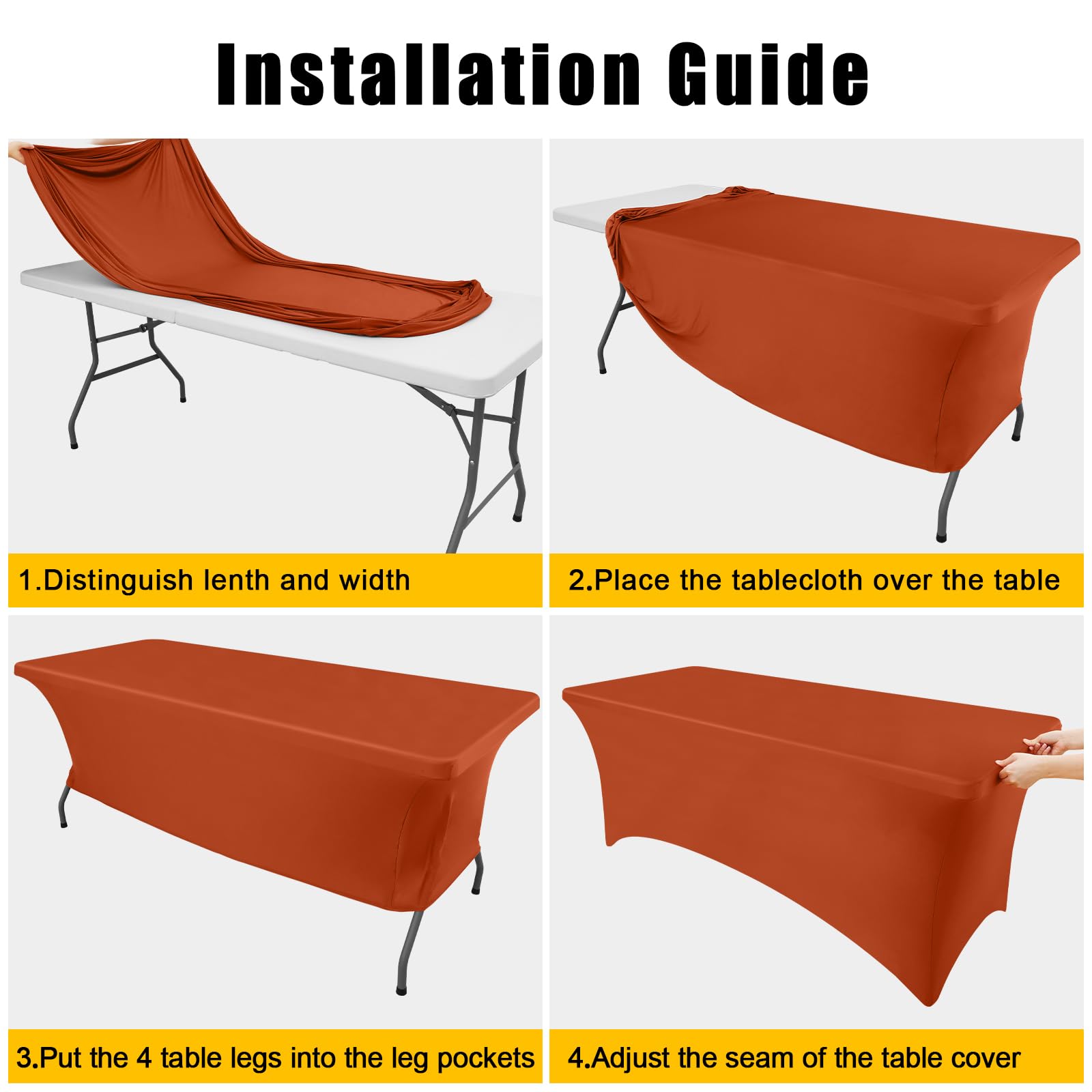 Smiry side profile showing snug fit around table corners and underside