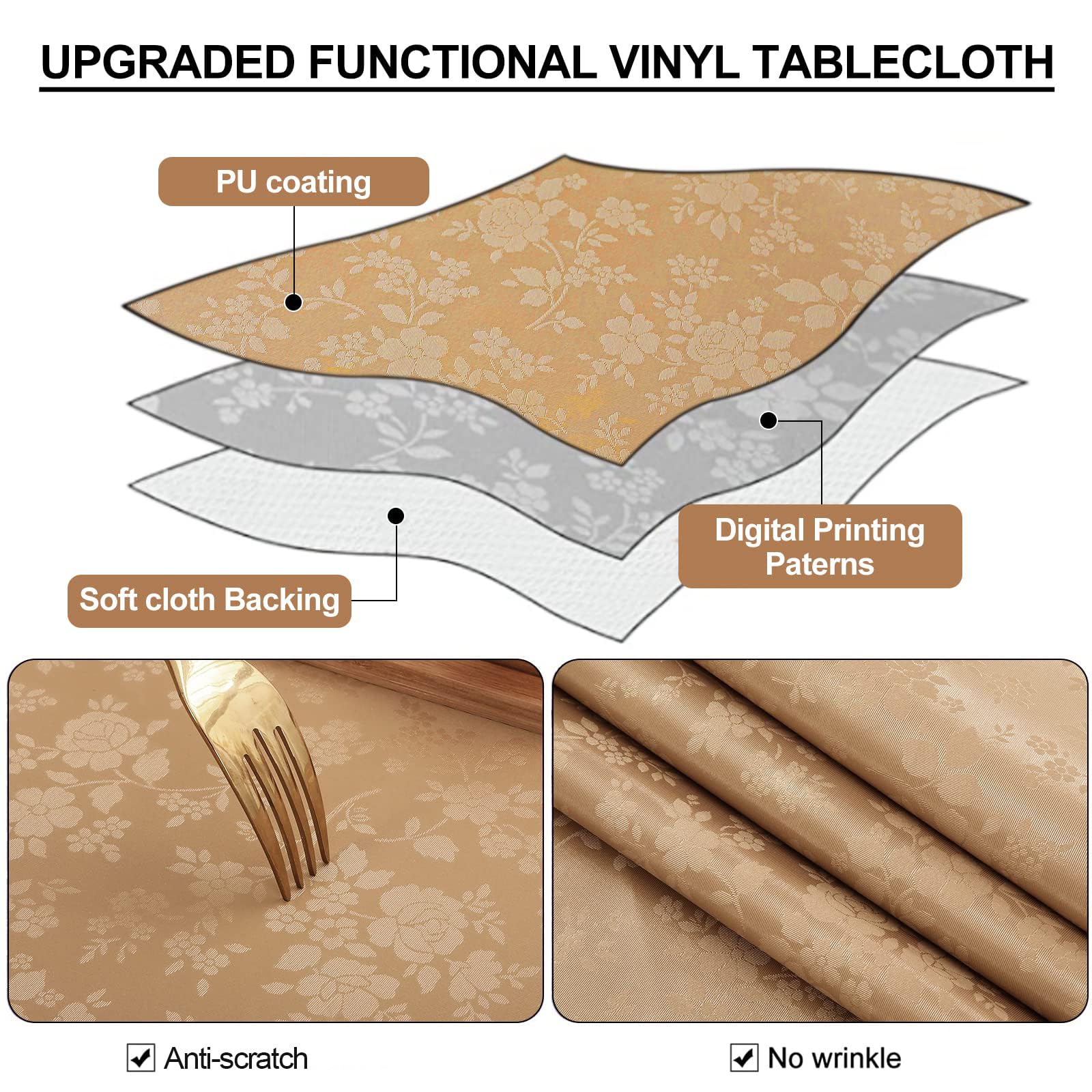 Smiry scalloped edge detail emphasizing refined finish and secure drape