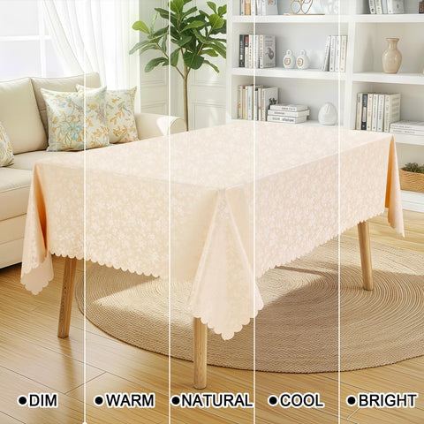 Smiry scalloped edge detail showing neat trim and improved table presentation
