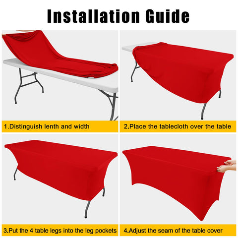 Smiry tablecloth with chair showing size and scale for event planning benefit