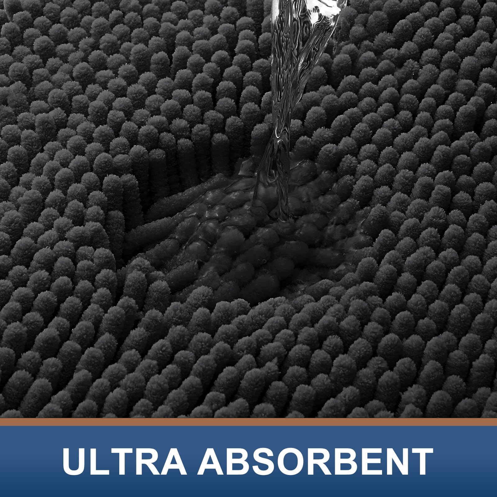 Smiry mat size shown beside a foot to illustrate compact 47x17 scale