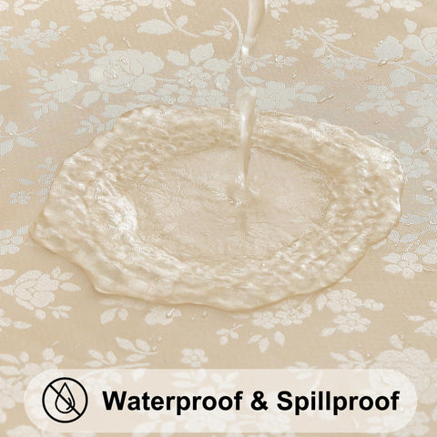 Smiry wiping a spilled glass to show waterproof surface and easy-clean benefit