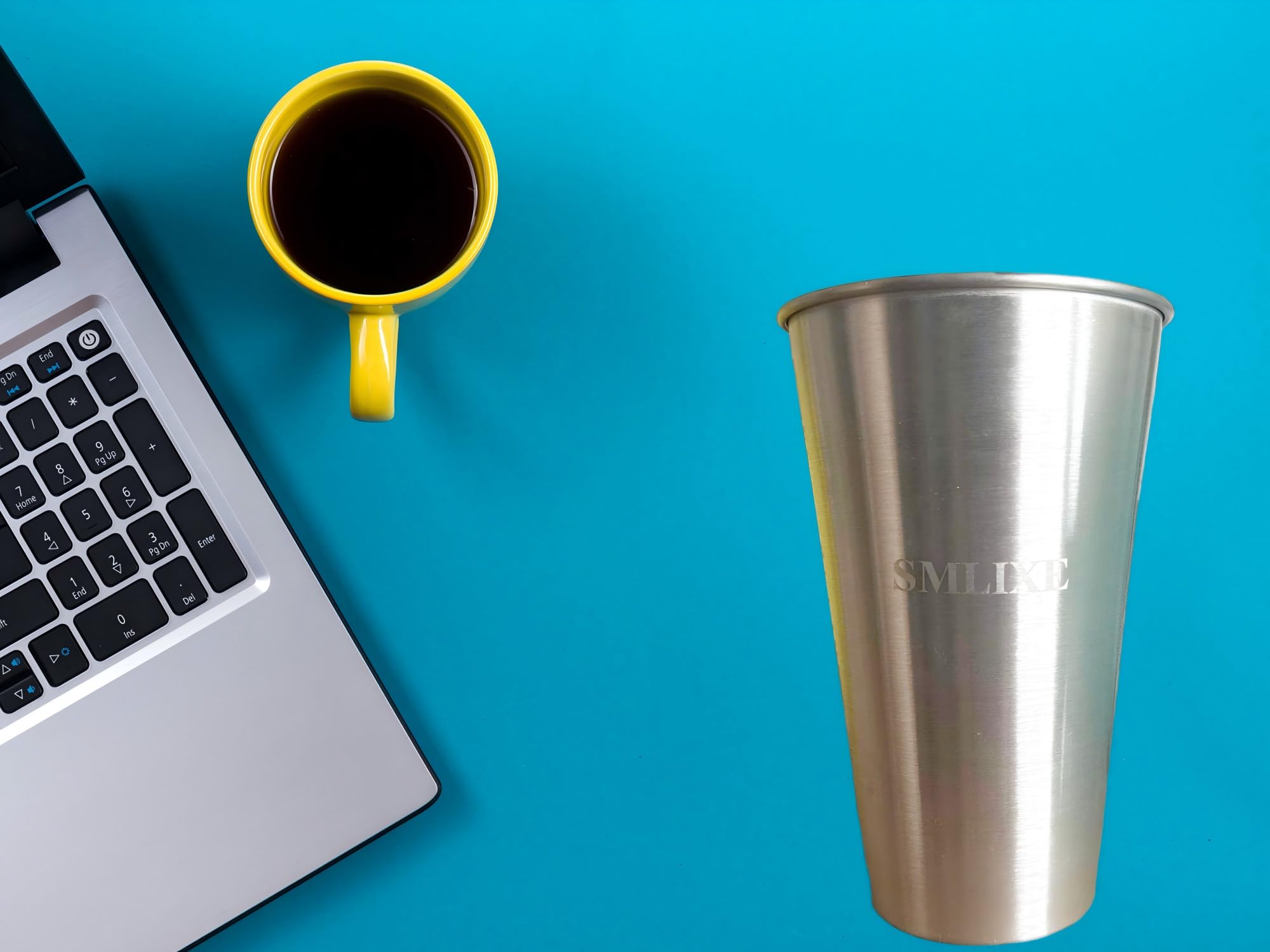 SMLIXE stacked cups demonstrating compact storage benefit