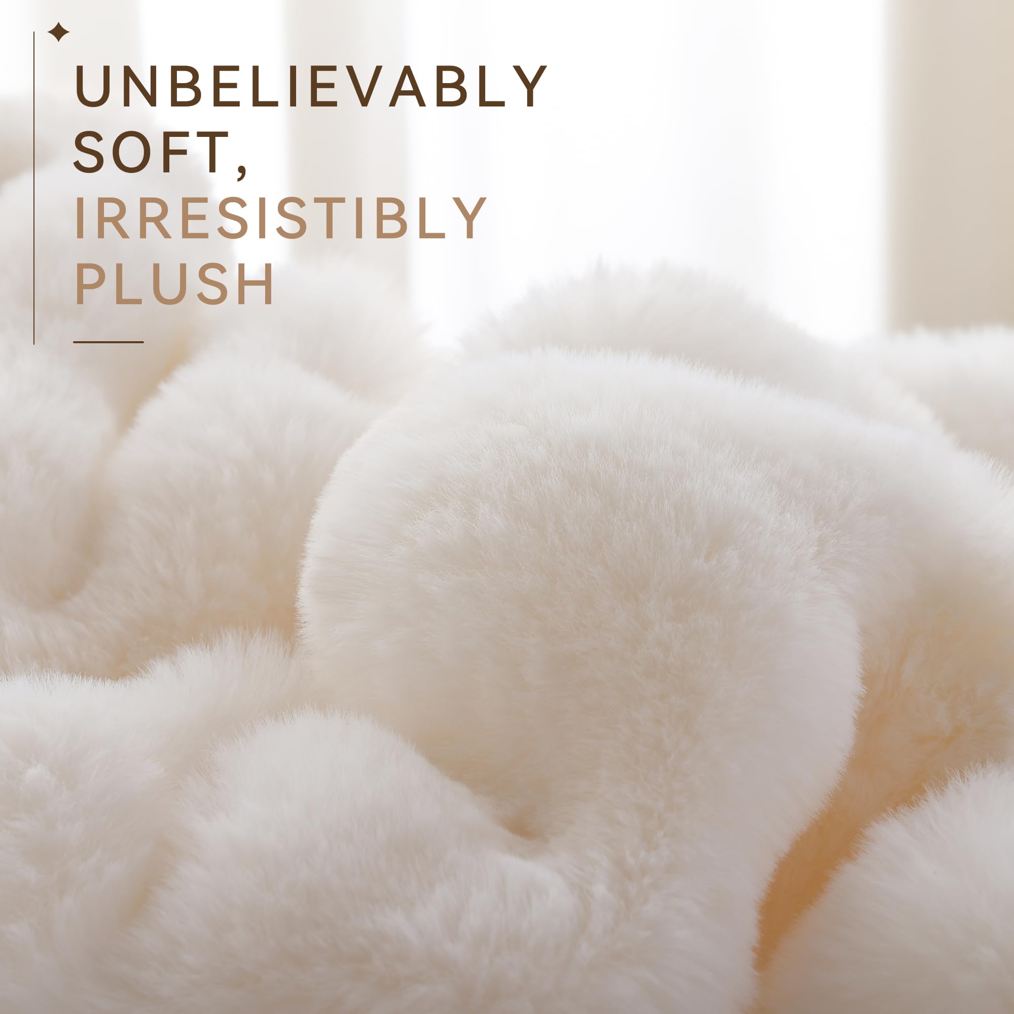 Smoofy image of blanket backing showing breathable 210 GSM support benefit