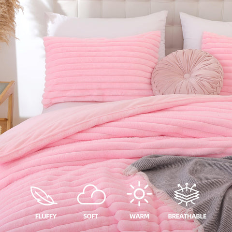 Smoofy close-up fabric texture highlighting softness and elegant stripes