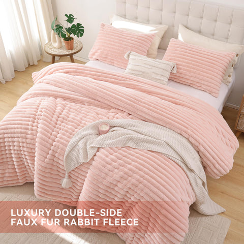 Smoofy styled on a full bed in bedroom showing decorative impact and comfort